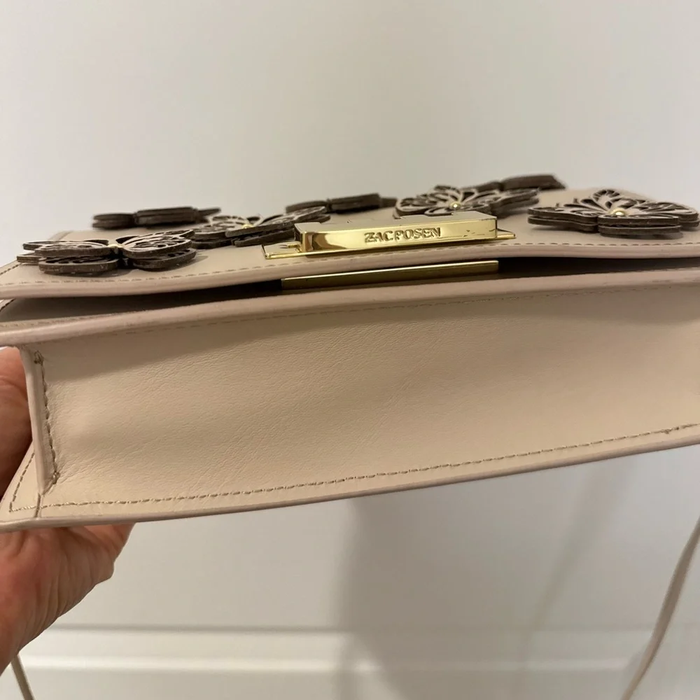 Zac Posen Earthette Butterfly Appliqué Crossbody‎ Bag